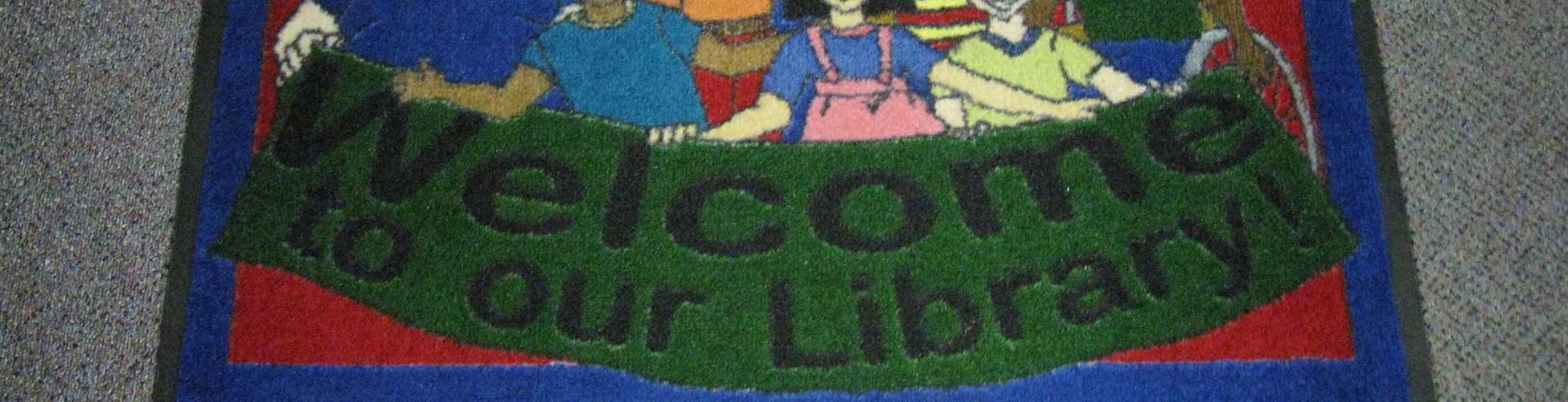 Library Welcome Rug